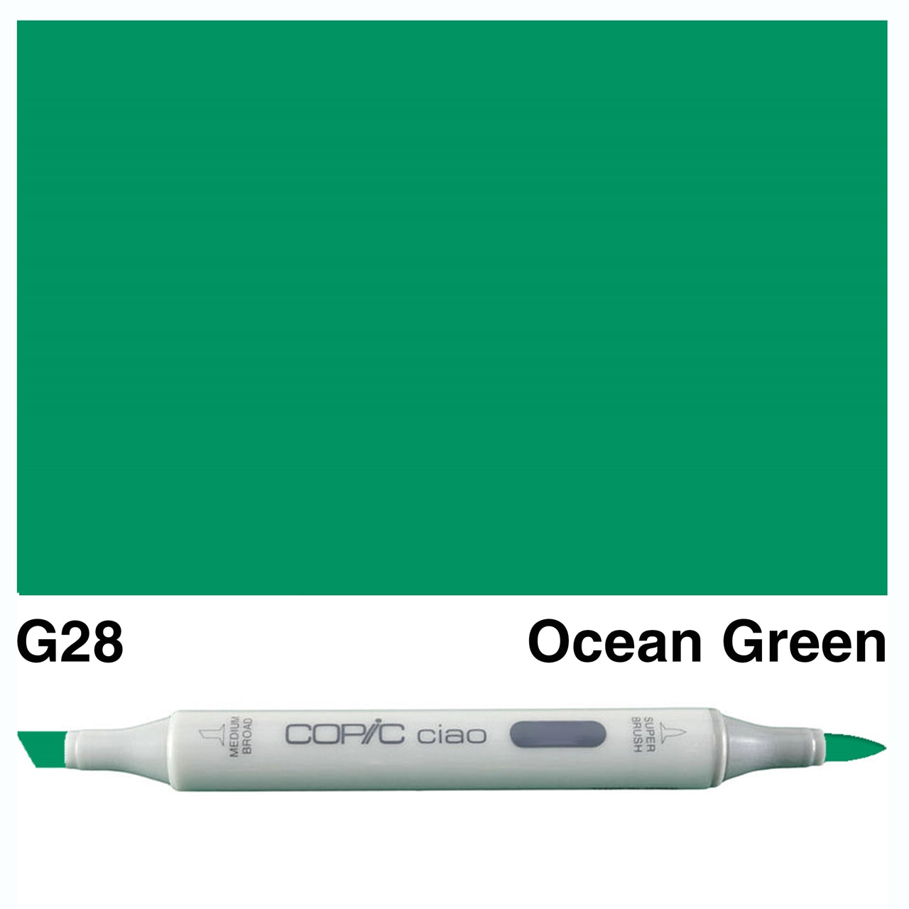 COPIC Ciao Marker GREEN (G000-G99)