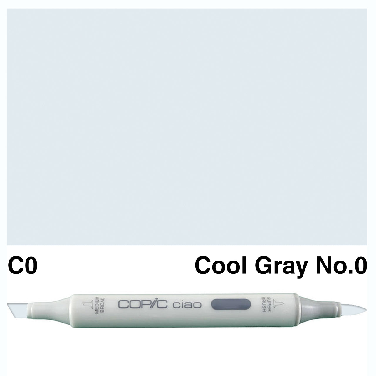 COPIC Ciao Marker COOL GREY (C0-C7)