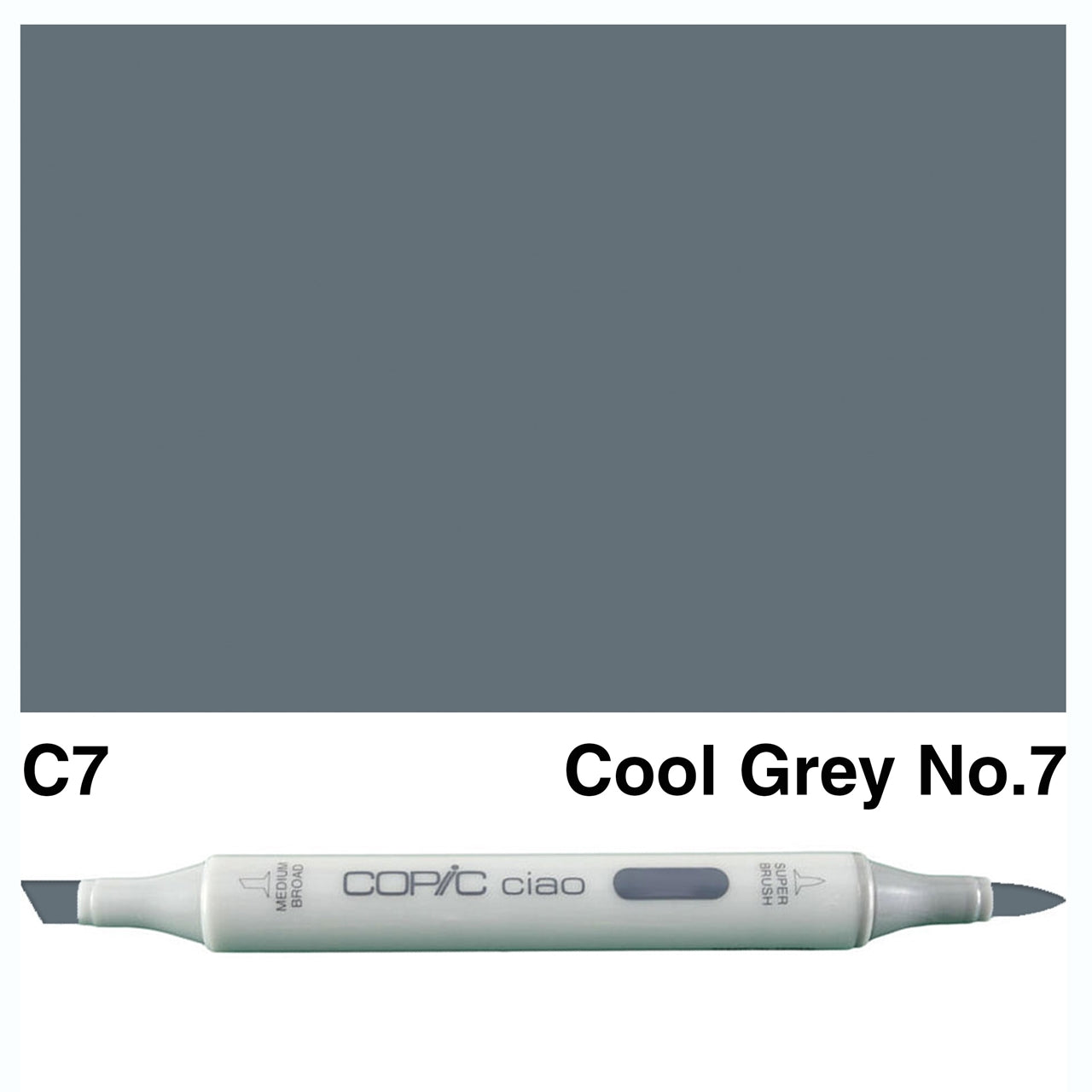 COPIC Ciao Marker COOL GREY (C0-C7)