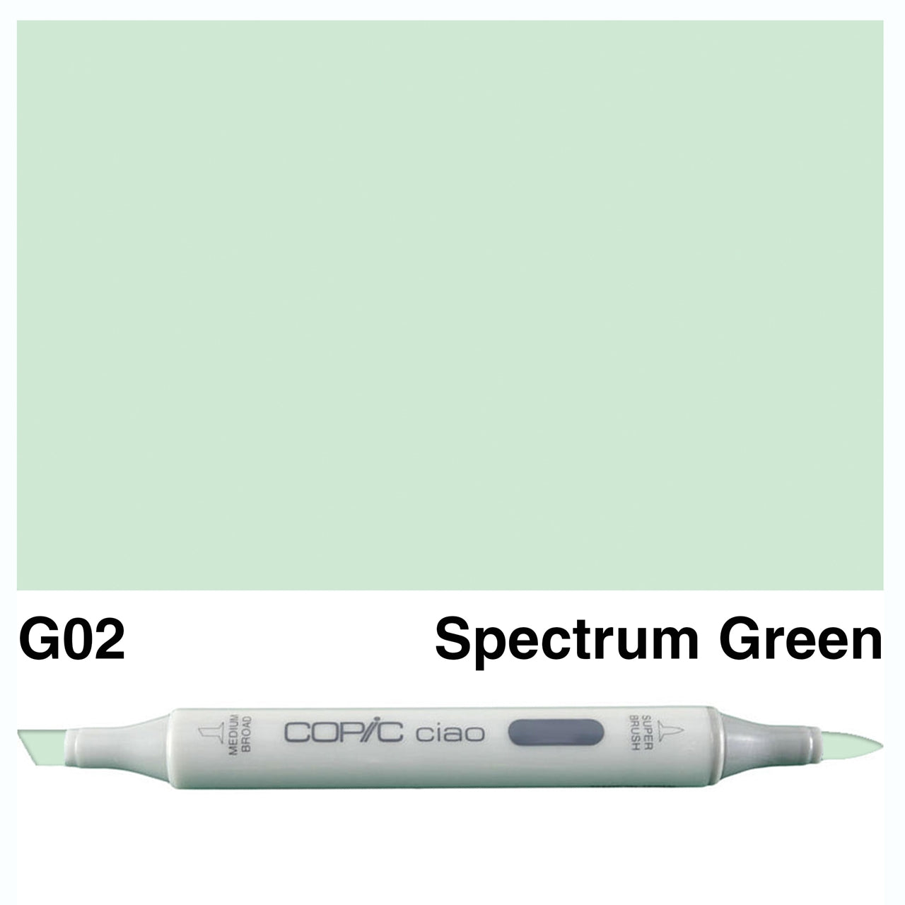 COPIC Ciao Marker GREEN (G000-G99)