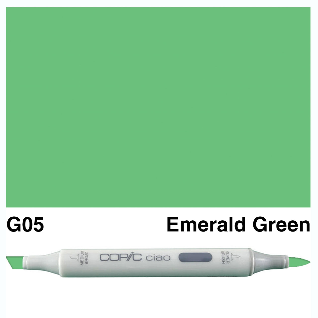 COPIC Ciao Marker GREEN (G000-G99)