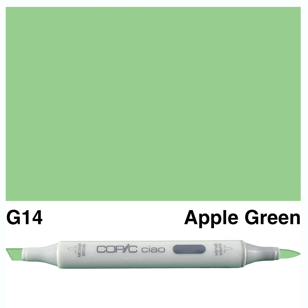 COPIC Ciao Marker GREEN (G000-G99)