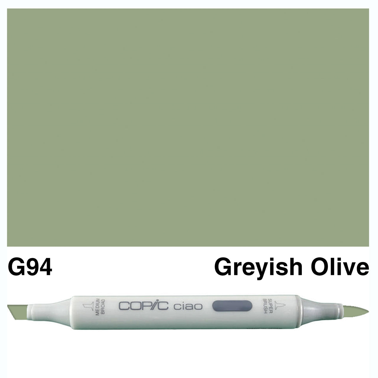 COPIC Ciao Marker GREEN (G000-G99)