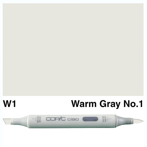 COPIC Ciao Marker WARM GREY (W0-W7)