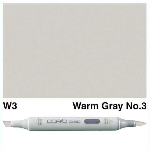 COPIC Ciao Marker WARM GREY (W0-W7)