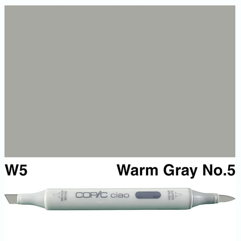 COPIC Ciao Marker WARM GREY (W0-W7)