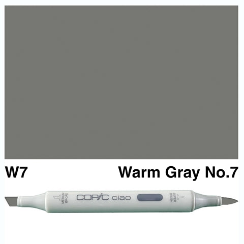 COPIC Ciao Marker WARM GREY (W0-W7)