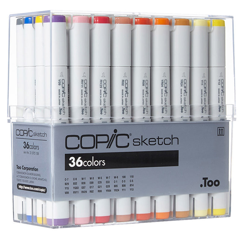 COPIC Sketch Marker 36Cols Set