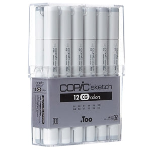 COPIC Sketch Marker 12Cols Set CG