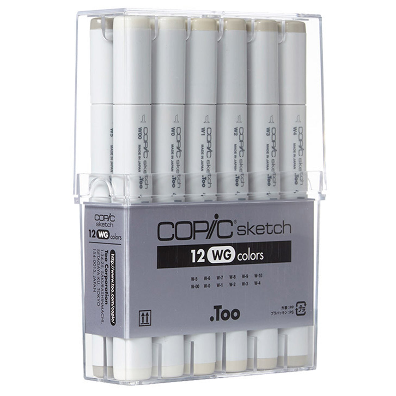 COPIC Sketch Marker 12Cols Set WG