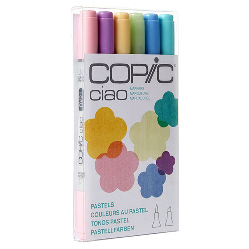 COPIC Ciao Marker 6Cols Set 3 Pastel