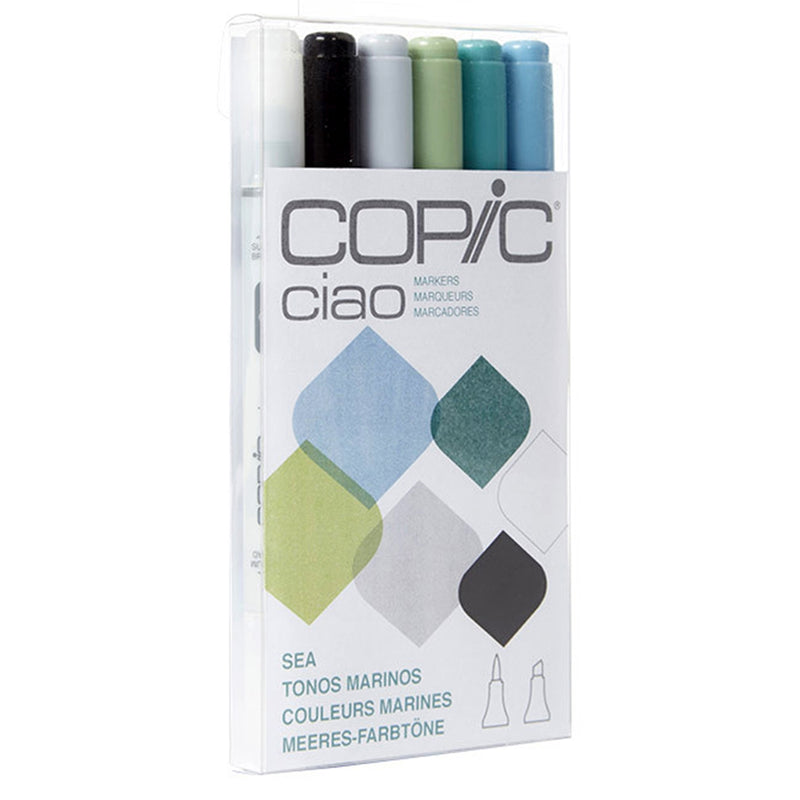 COPIC Ciao Marker 6Cols Set 4 Sea