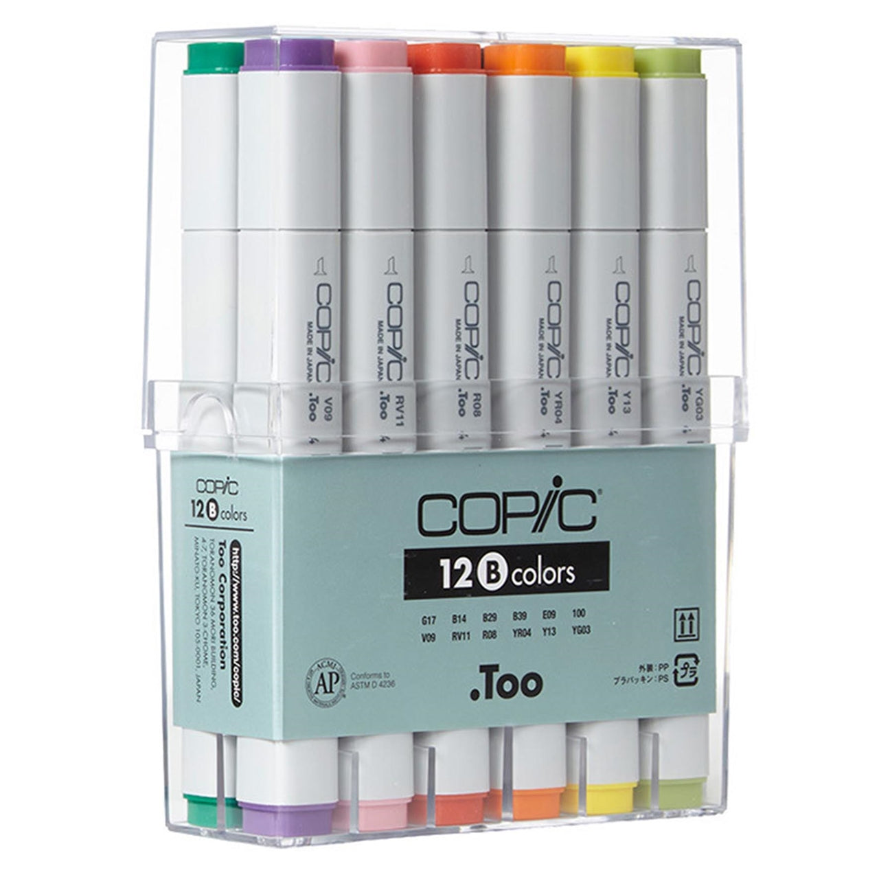 COPIC Classic Marker 12BCols Set Basic