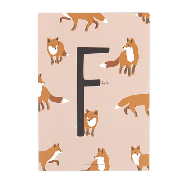 DAILY LIKE Alphabet Poster