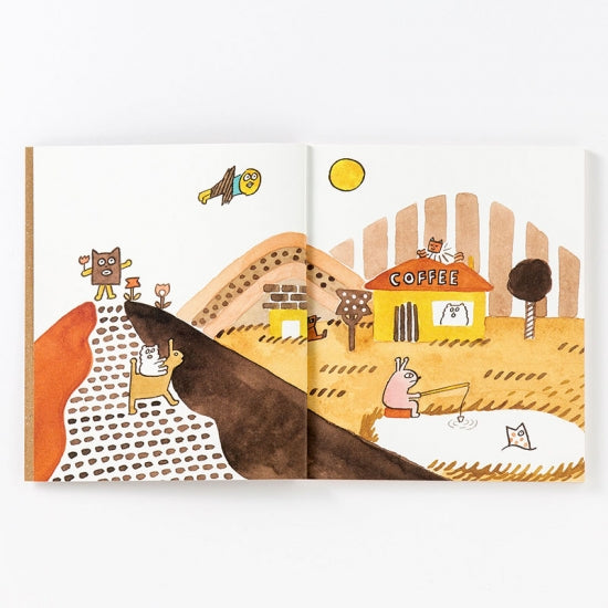 AIUEO Kuma Coffee Book