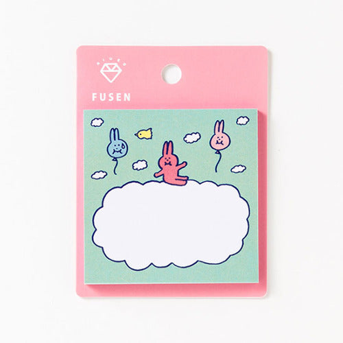 AIUEO Fusen Square Sticky Memo