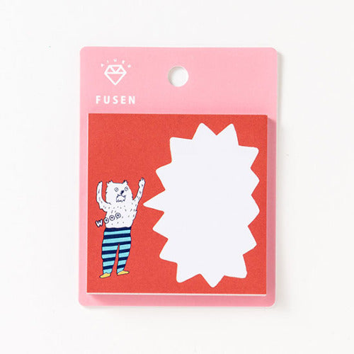 AIUEO Fusen Square Sticky Memo