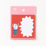 AIUEO Fusen Square Sticky Memo