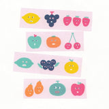 AIUEO Masking Tape Fruits Mix