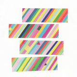 AIUEO Masking Tape Colorful