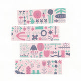 AIUEO Masking Tape Morning Flower
