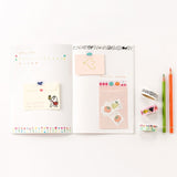 AIUEO Masking Tape Flower Colorful