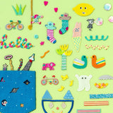 AIUEO Applique Stars Usaboo Corn