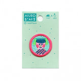 AIUEO Applique Stars Marumado Red