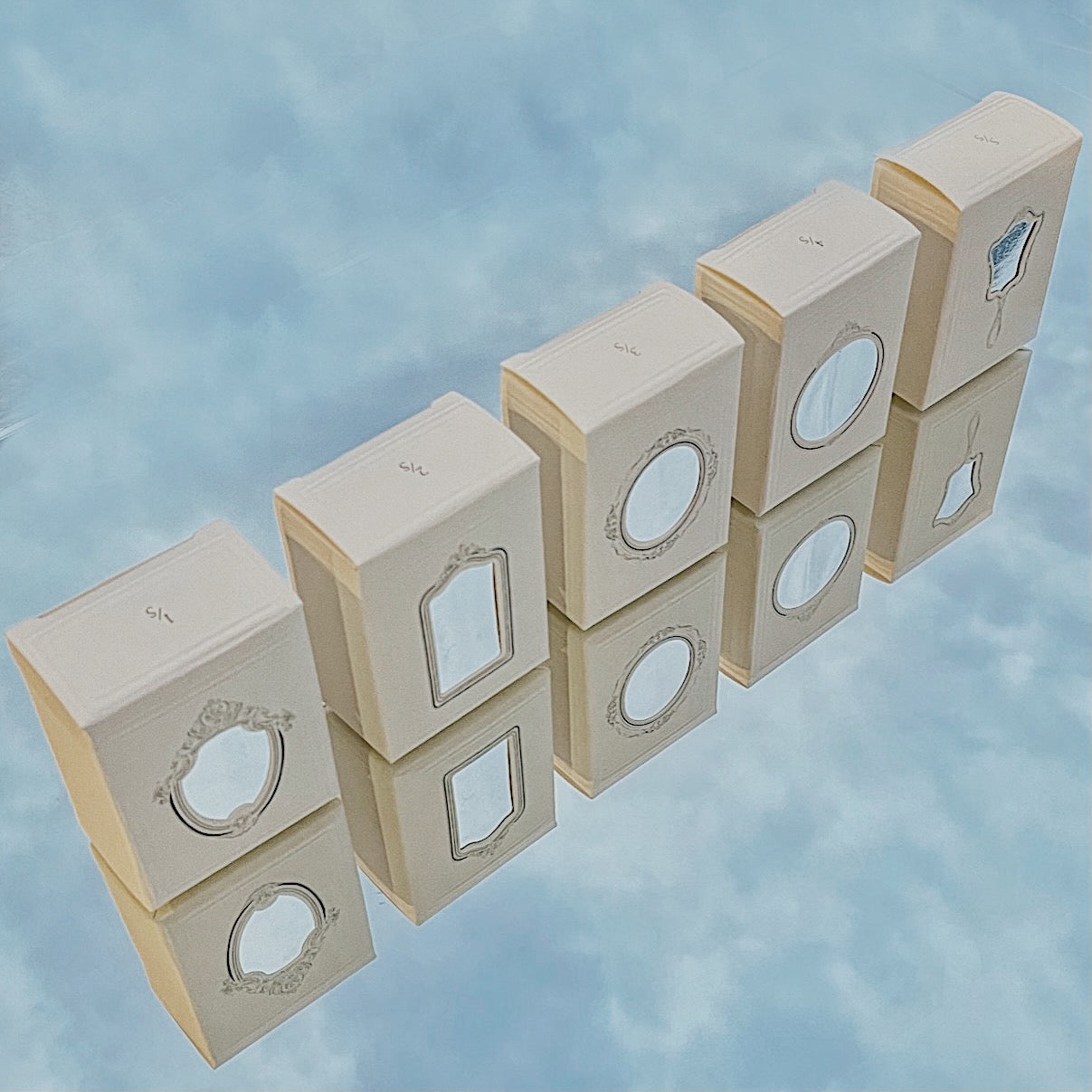 JIEYANOW ATELIER Rubber Stamp Badge Mirror