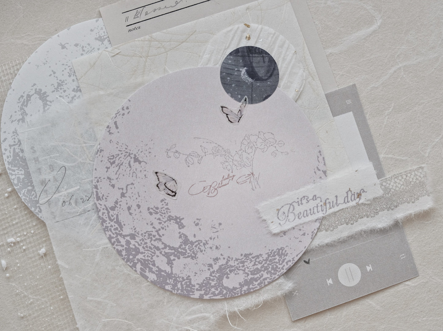 JIEYANOW ATELIER Rubber Stamp Orchid Bouquet