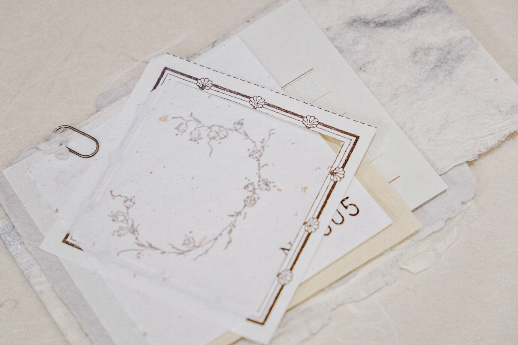 JIEYANOW ATELIER Rubber Stamp Lily of the Valley