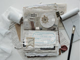 JIEYANOW ATELIER Rubber Stamp Bon Voyage Series Via Air Mail