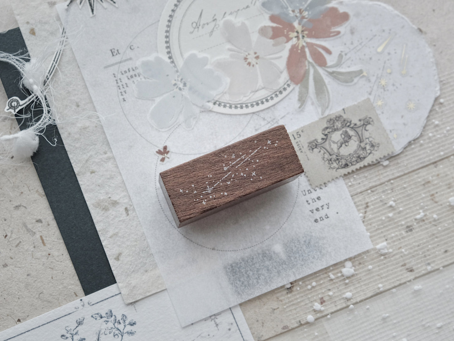 JIEYANOW ATELIER Rubber Stamp Christmas Special Wishing Star