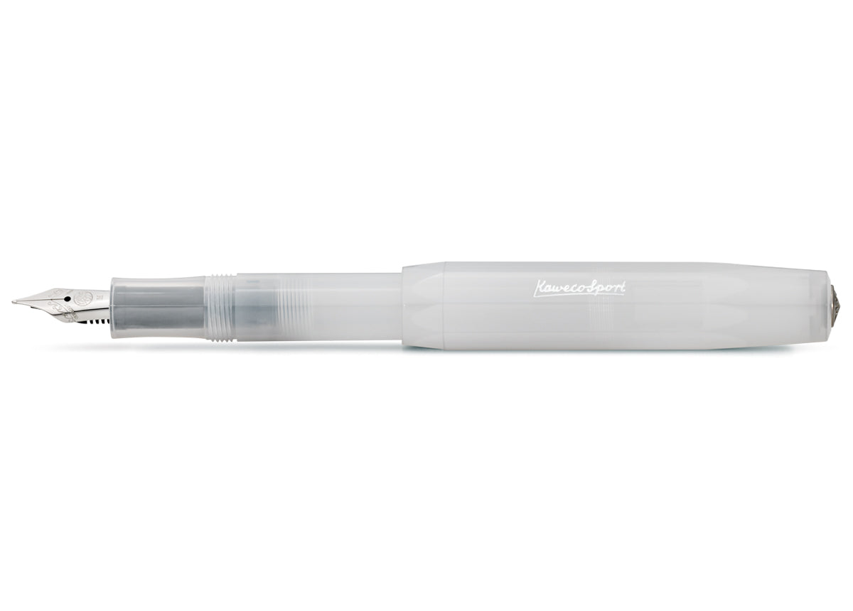 KAWECO Frosted Sport Fountain Pen Natural Coconut Extra Fine