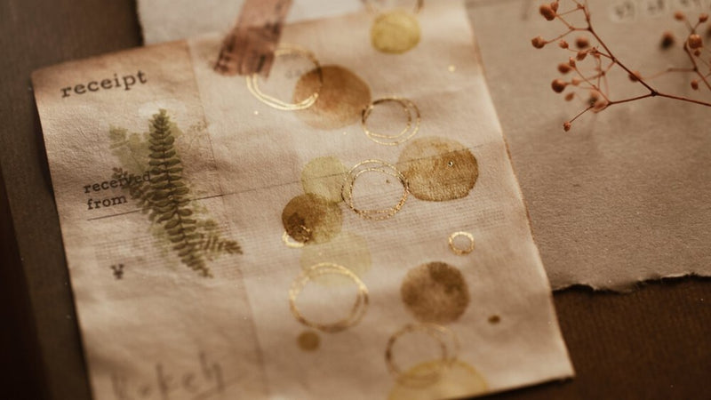 MODAIZHI Bokeh Bubble Tea Washi Tape Gold