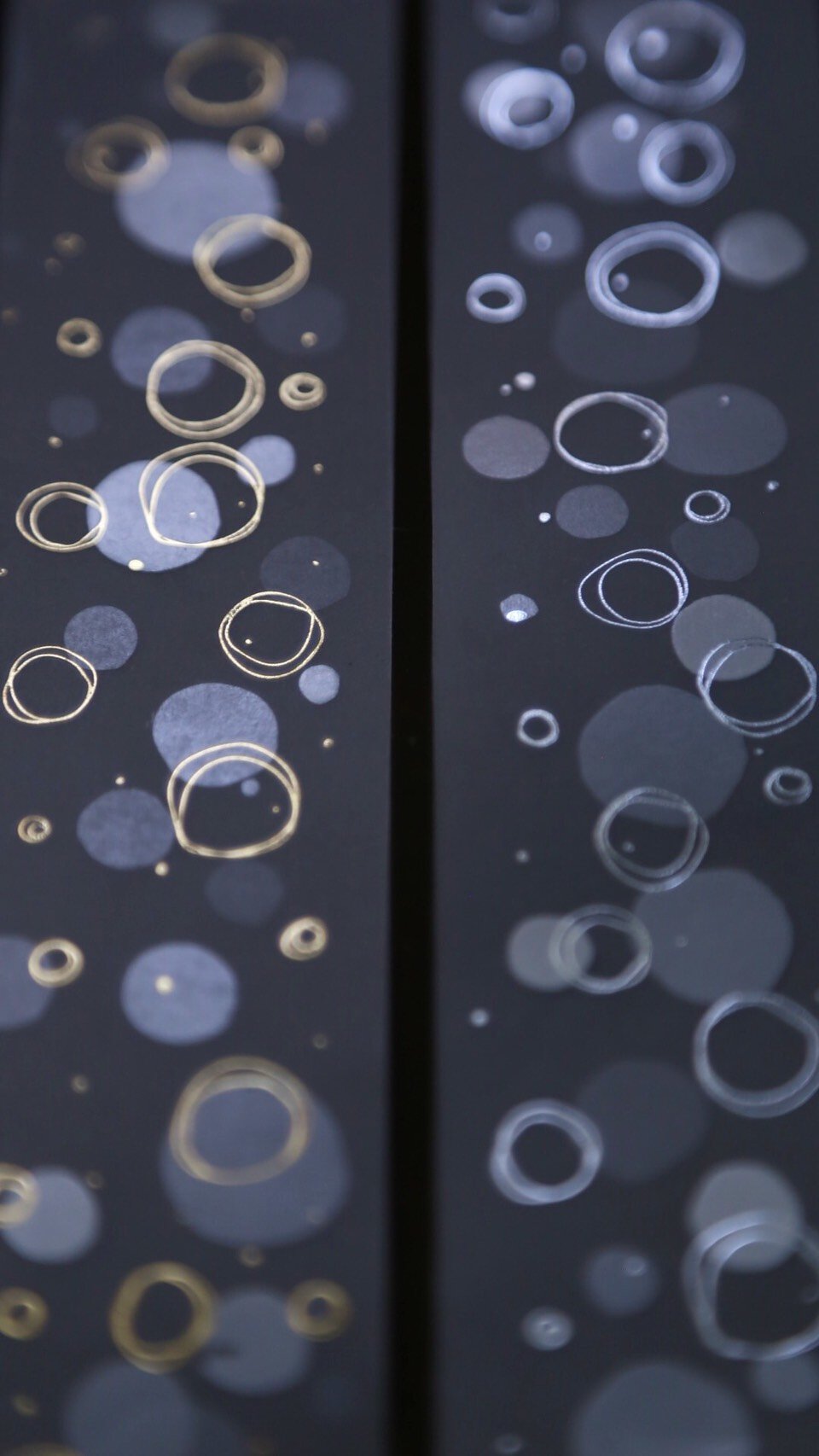 MODAIZHI Bokeh Diamond Dust Tracing Paper Tape Silver