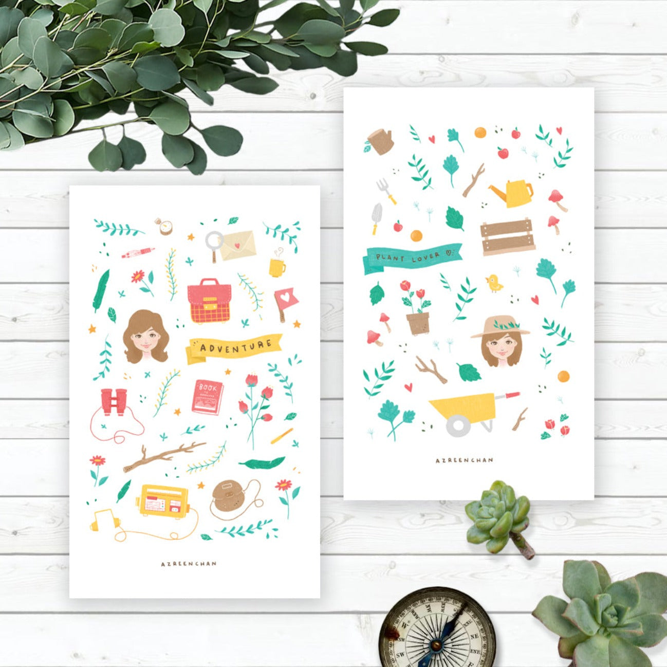 AZREENCHAN Art Print Postcard