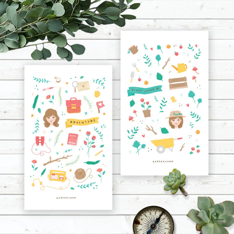 AZREENCHAN Art Print Postcard