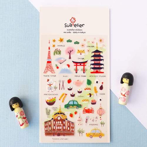 SUATELIER Stickers Daily In Tokyo