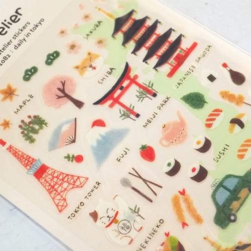 SUATELIER Stickers Daily In Tokyo