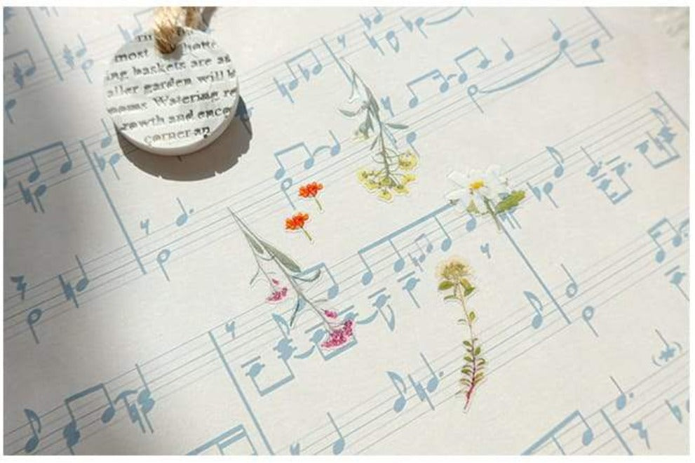 SUATELIER Stickers Flower Letter