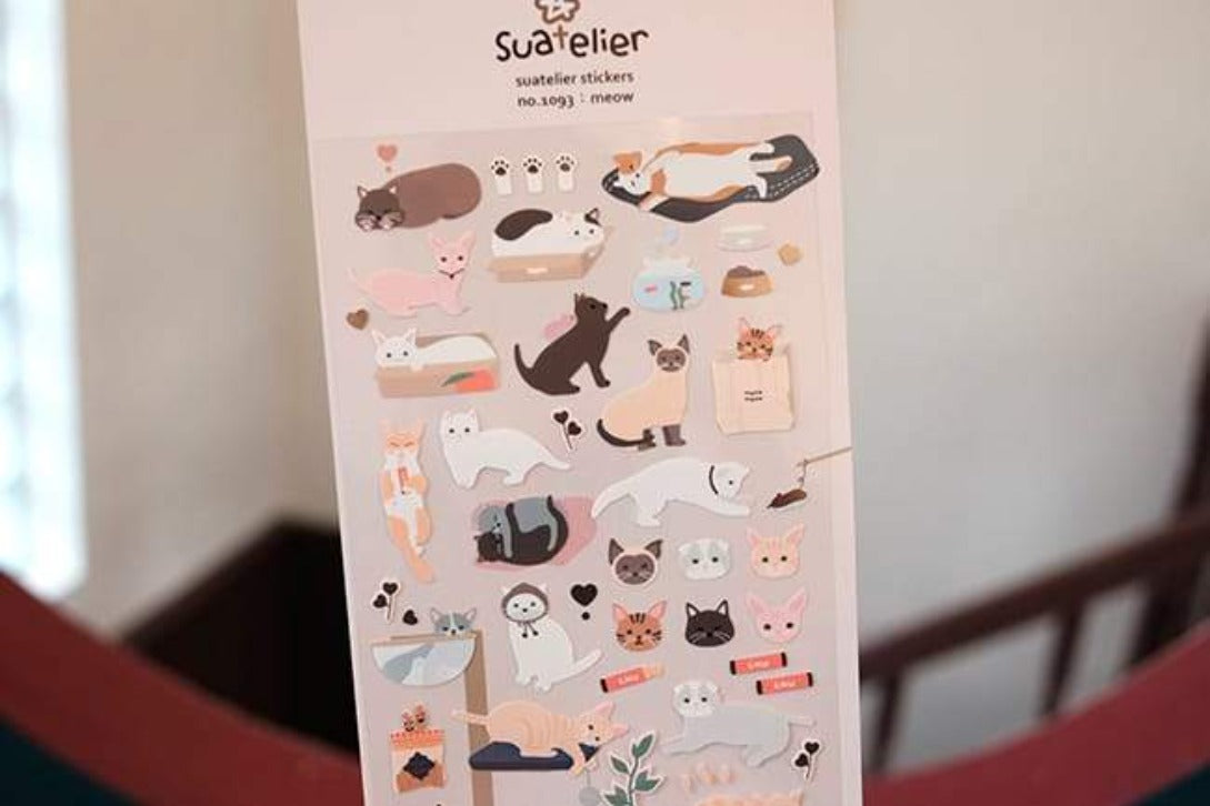 SUATELIER Stickers Meow