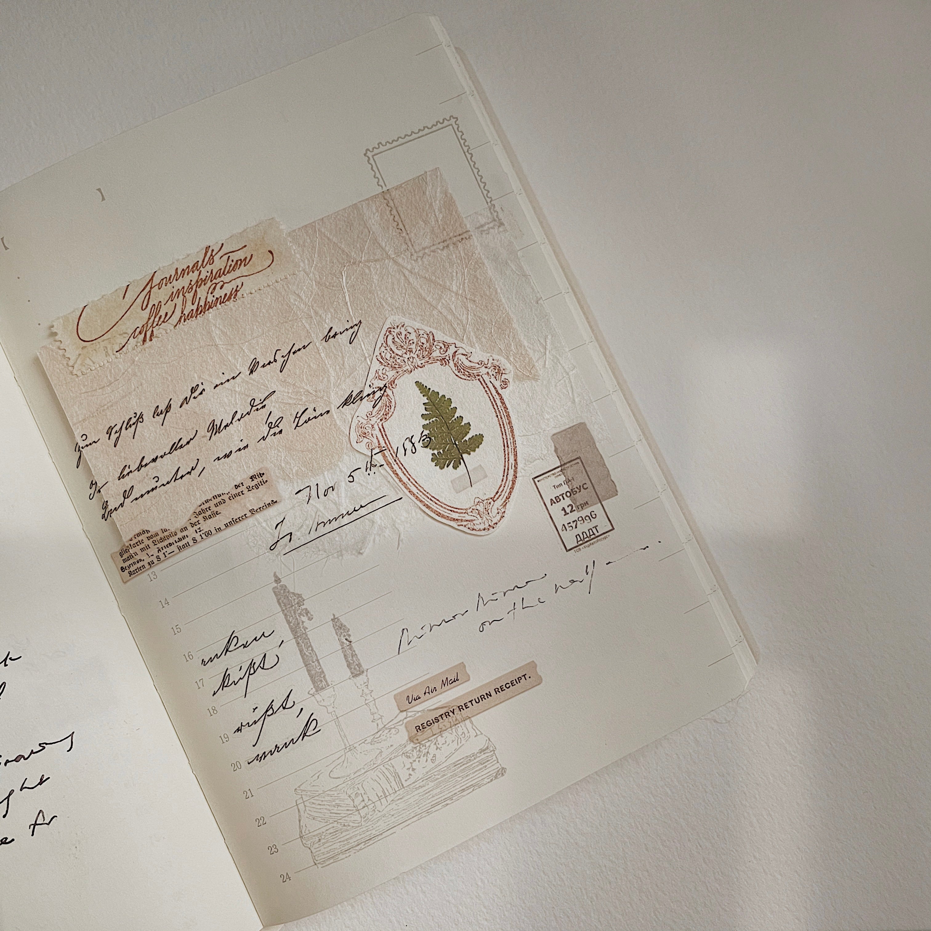 JIEYANOW ATELIER Rubber Stamp Badge Mirror