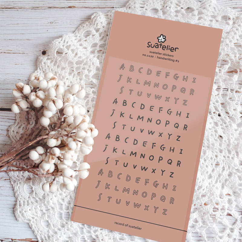 SUATELIER Stickers Handwriting #2