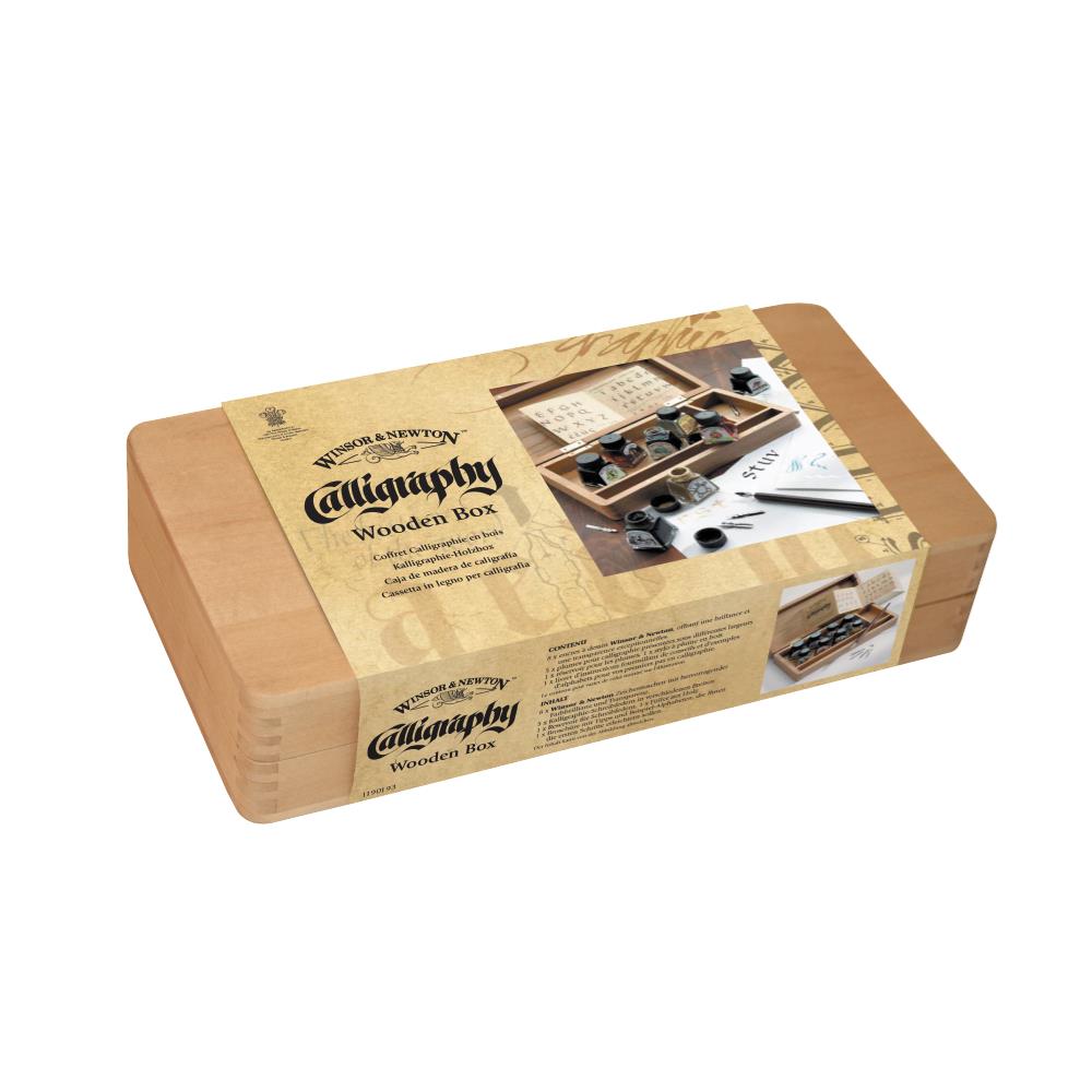 WINSOR & NEWTON Calligraphy Wooden Box Set