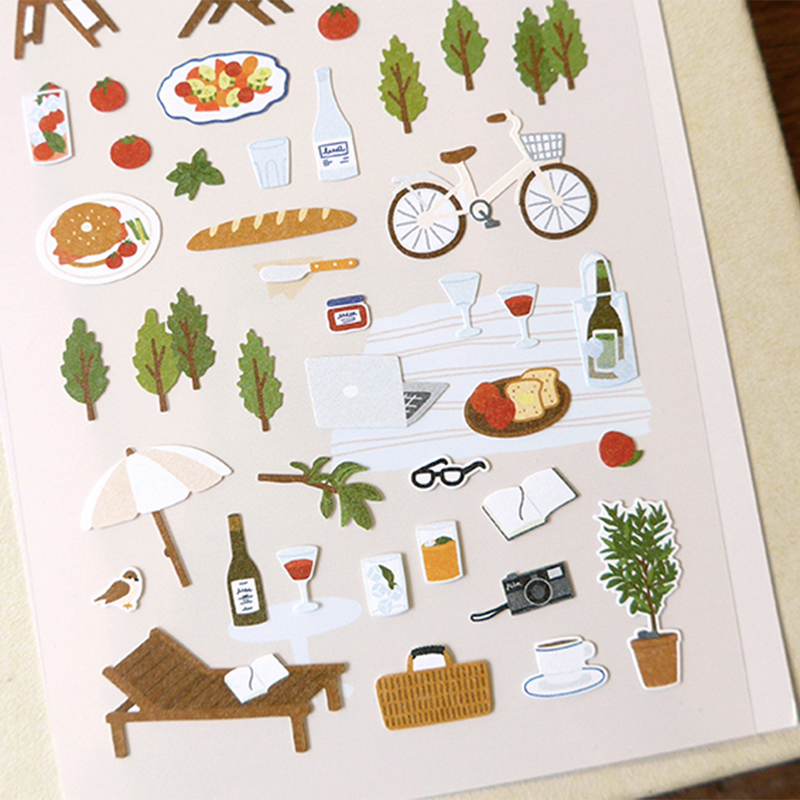 SUATELIER Daily Deco Stickers In The Garden