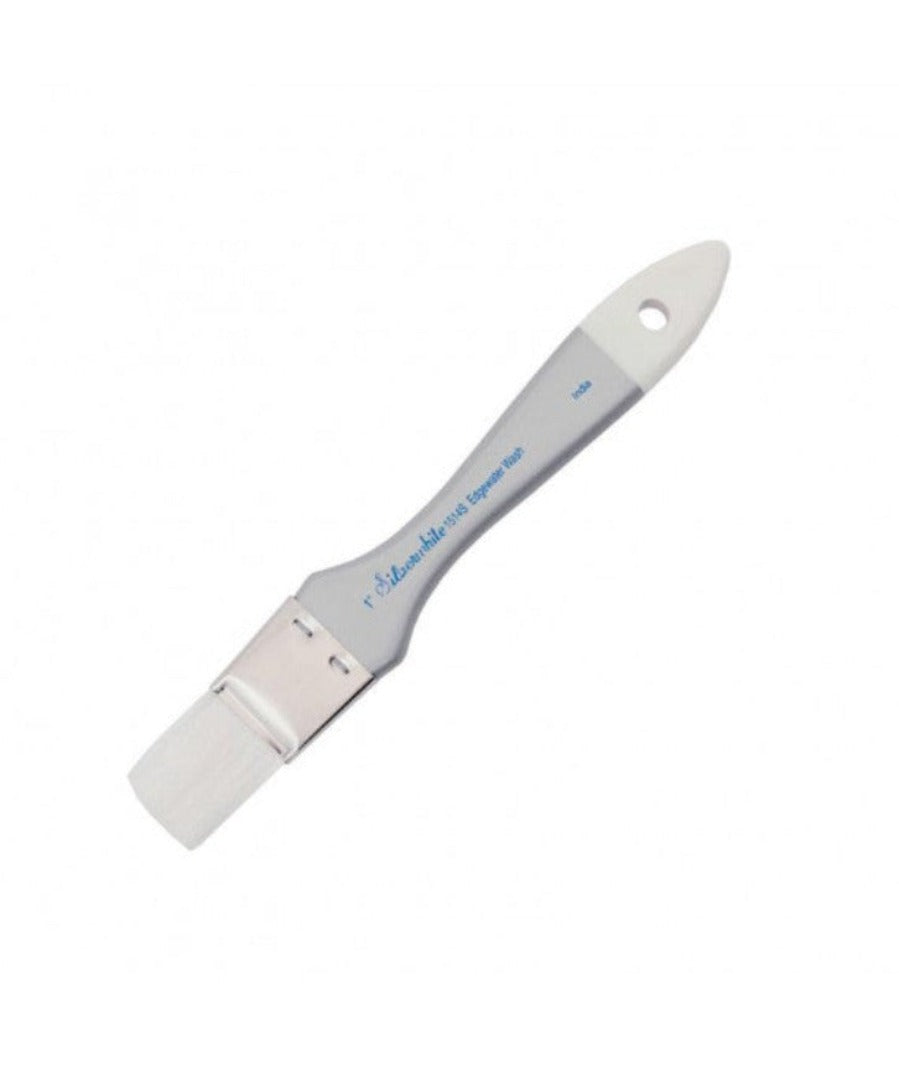 SILVERWhite White Taklon - Edgewater Wash 1"