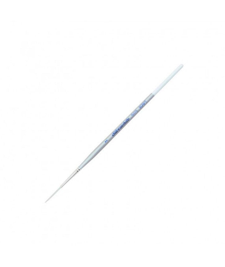 SILVERWhite White Taklon Short - Script Liner 1