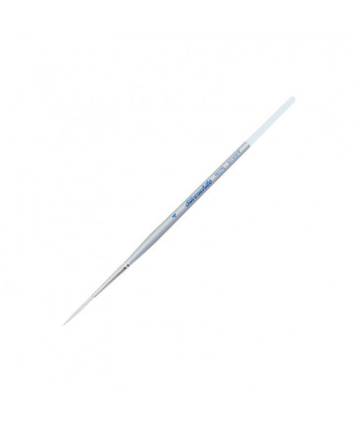 SILVERWhite White Taklon Short - Script Liner 4