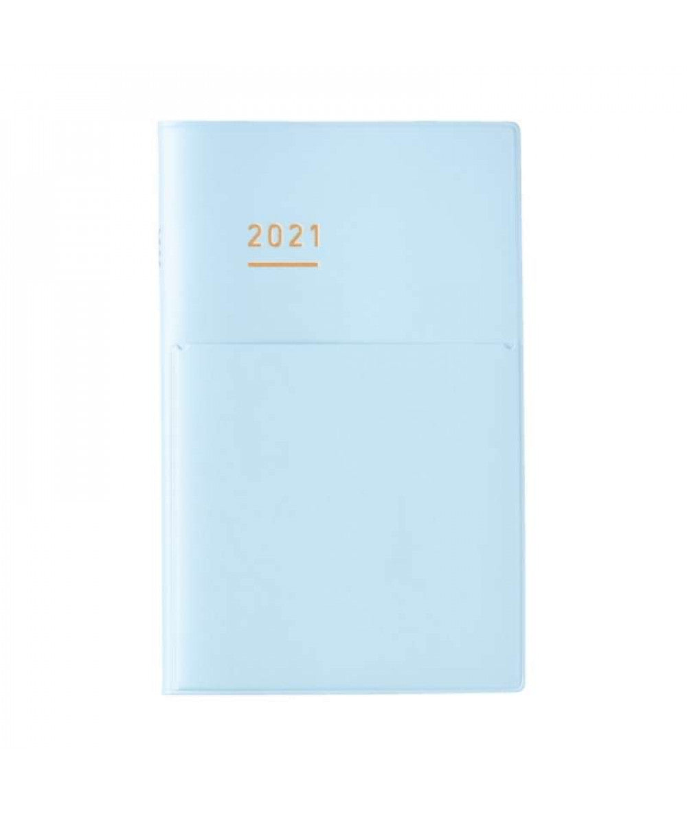 KOKUYO 2021 Jibun Techo Diary Mini Pale Matt-L.Blue